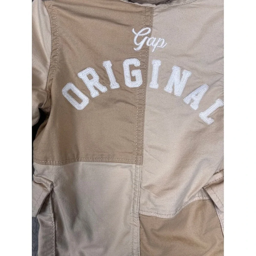 Baby Gap Patchwork Utility Romper‎ Jumpsuit 